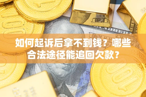 济南如何起诉后拿不到钱？哪些合法途径能追回欠款？