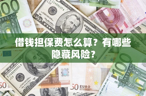 济南借钱担保费怎么算？有哪些隐藏风险？
