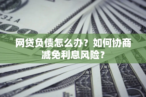 济南网贷负债怎么办？如何协商减免利息风险？