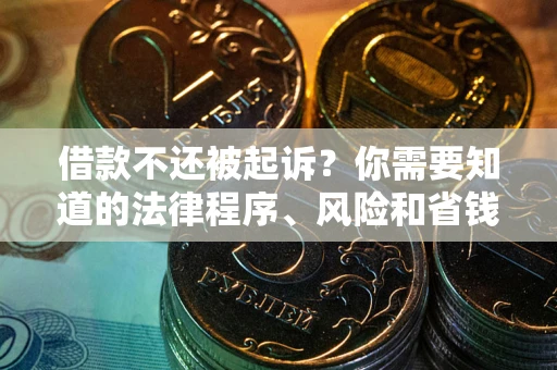 济南借款不还被起诉？你需要知道的法律程序、风险和省钱技巧